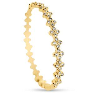New Gold Statement Bangle Bracelet